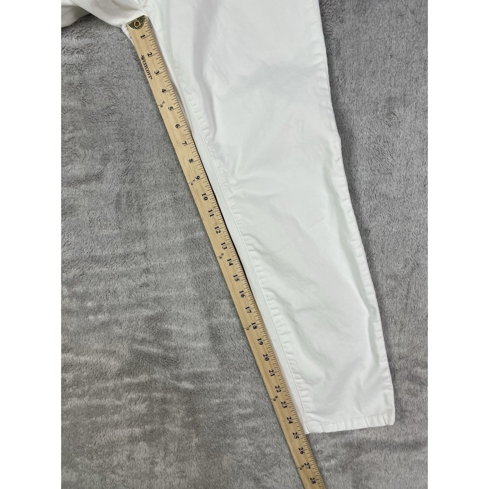 Buffalo David Bitton Jeans Womens 8 White Daily Mid Rise Stretch Skinny Ankle - Picture 9 of 12